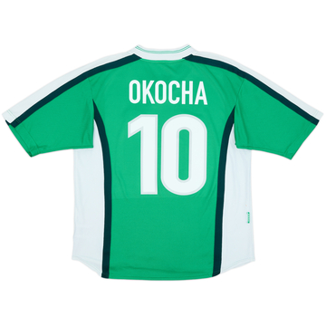 1998-00 Nigeria Home Shirt Okocha #10 - 9/10 - (L)