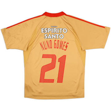 Camiseta de la tercera equipación del Benfica 2004-05 Nuno Gomes #21 - 7/10 - (M)