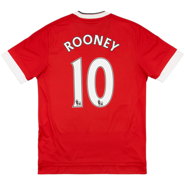 2015-16 Manchester United Home Shirt Rooney #10 - 5/10 - (M)