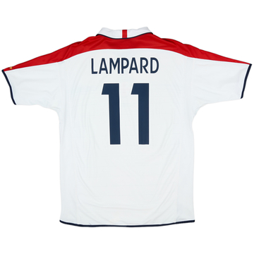 2003-05 England Home Shirt Lampard #11 - 5/10 - (XL)