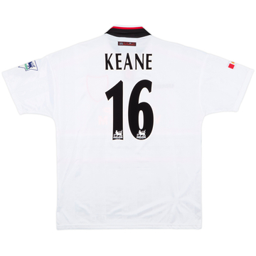 1997-99 Manchester United Away Shirt Keane #16 - 9/10 - (XL)