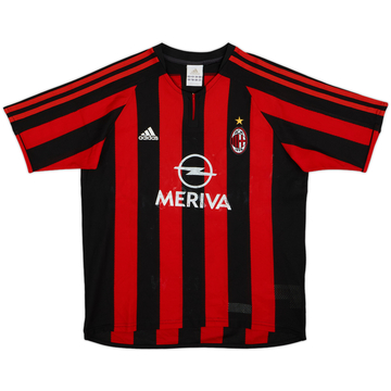 2003-04 AC Milan Home Shirt - 5/10 - (XL.Boys)