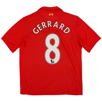 2012-13 Liverpool Home Shirt Gerrard #8 - 5/10 - (M)