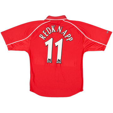 2000-02 Liverpool Home Shirt Redknapp #11 - 6/10 - (M)