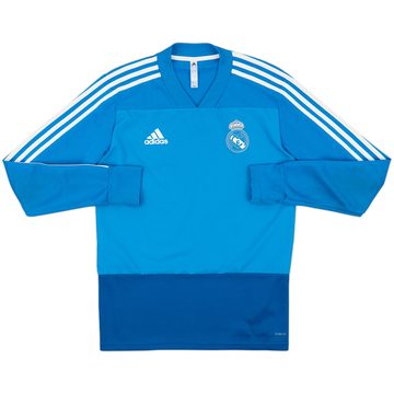 2018-19 Real Madrid adidas Sweat Top - 8/10 - (S)