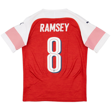 2018-19 Arsenal Home Shirt Ramsey #8 - 7/10 - (S)