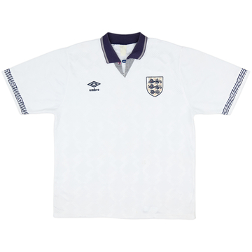 1990-92 England Home Shirt - 4/10 - (L)