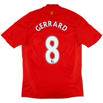 2008-10 Liverpool Home Shirt Gerrard #8 - 9/10 - (S)