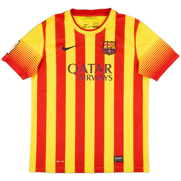 2013-15 Barcelona Away Shirt - 9/10 - (XL.Boys)