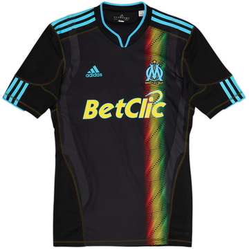 2010-11 Olympique Marseille Player Issue Techfit Third Shirt - 4/10 - (L)
