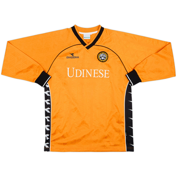 2001-02 Udinese Diadora Training L/S Shirt - 8/10 - (L)