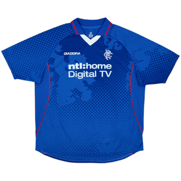 2002-03 Rangers Home Shirt - 8/10 - (XL)