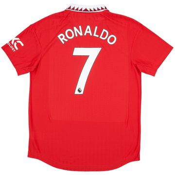 2022-23 Manchester United Authentic Home Shirt Ronaldo #7 (L)