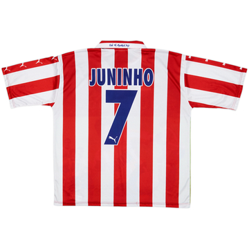 1997-98 Atletico Madrid Puma Graphic Shirt Juninho #7 - 9/10 - (XXL)