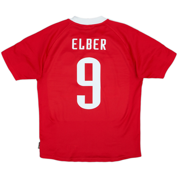 2001-02 Bayern Munich CL Shirt Elber #9 - 8/10 - (M)