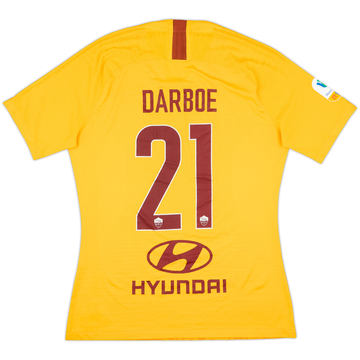 2018-19 Roma Primavera Match Issue Third Shirt Darboe #21