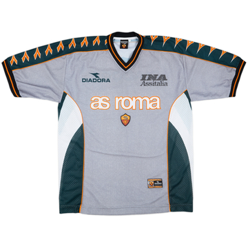 1999-00 Roma Diadora Training Shirt - 6/10 - (L)