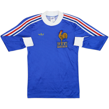 1978-80 France World Cup Home L/S Shirt - 6/10 - (S.Boys)