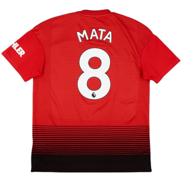 2018-19 Manchester United Home Shirt Mata #8 - 8/10 - (M)