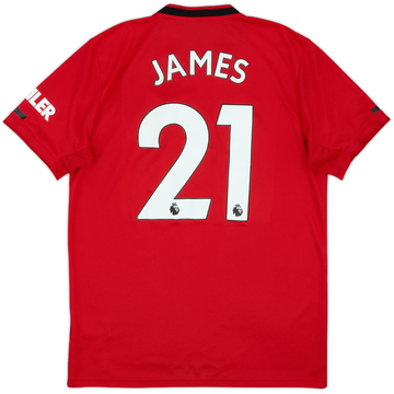 2019-20 Manchester United Home Shirt James #21 - 6/10 - (M)
