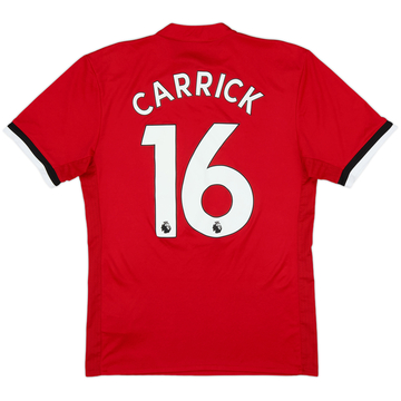 2017-18 Manchester United Home Shirt Carrick #16 - 9/10 - (S)