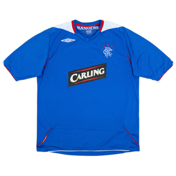 2006-07 Rangers Home Shirt - 6/10 - (XL)