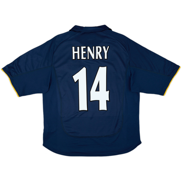 2000-02 Arsenal European Shirt Henry #14 - 6/10 - (M)
