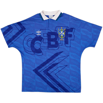 1991-93 Brazil Away Shirt - 5/10 - (XL)