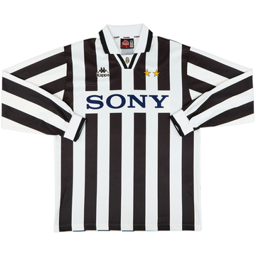 1995-97 Juventus Home L/S Shirt - 7/10 - (XL)