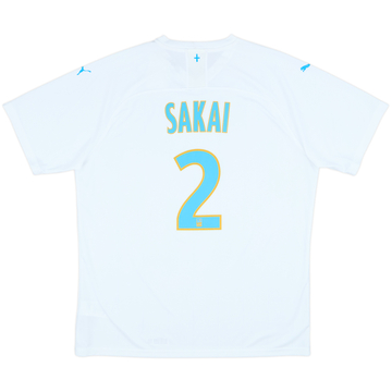 2019-20 Olympique Marseille Authentic Home Shirt Sakai #2 (XXL)