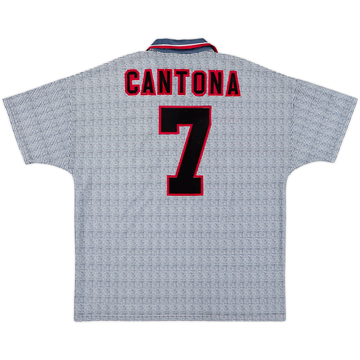 1995-96 Manchester United Away Shirt Cantona #7 - 8/10 - (XL)