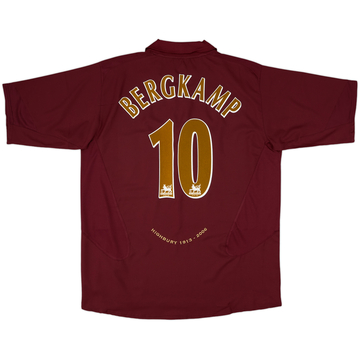 2005-06 Arsenal Home Shirt Bergkamp #10 (XXL)