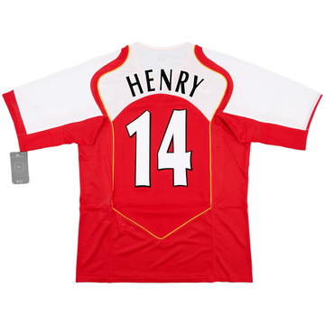 2004-05 Arsenal Home Shirt Henry #14 (L)
