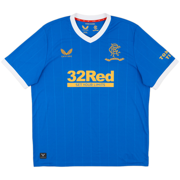 2021-22 Rangers Home Shirt - 8/10 - (3XL)
