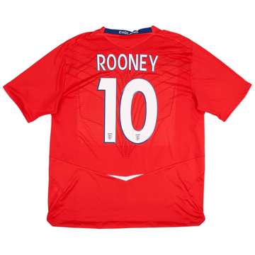 2008-10 England Away Shirt Rooney #10 - 5/10 - (XXL)