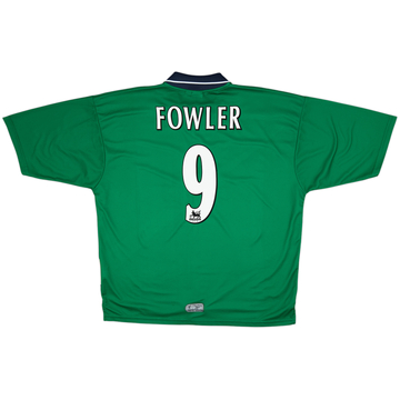 1999-00 Liverpool Away Shirt Fowler #9 - 7/10 - (XL)