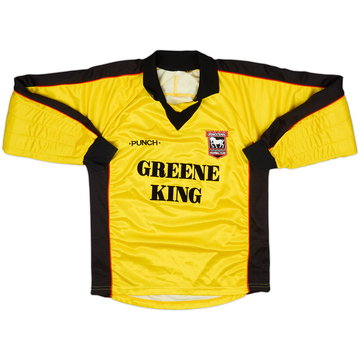 2000-01 Ipswich GK Shirt - 8/10 - (L.Boys)