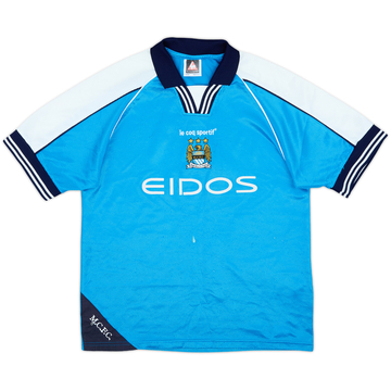 1999-01 Manchester City Home Shirt - 5/10 - (M.Boys)