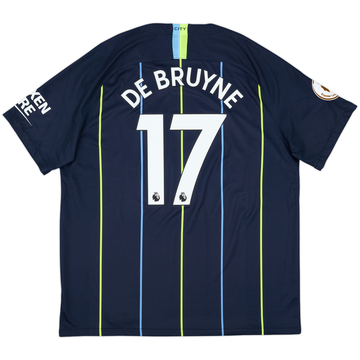 2018-19 Manchester City Away Shirt De Bruyne #17 - 8/10 - (XXL)