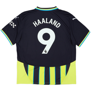 2024-25 Manchester City Away Shirt Haaland #9 (XL)