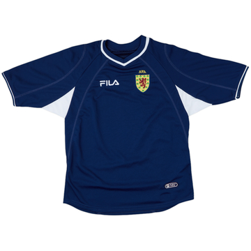 2000-02 Scotland Home Shirt - 8/10 - (L.Boys)