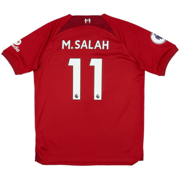 2022-23 Liverpool Home Shirt M.Salah #11 - 8/10 - (L.Boys)