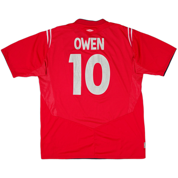 2004-06 England Away Shirt Owen #10 - 6/10 - (XL)
