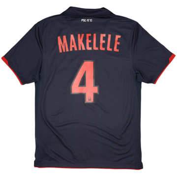 2010-11 Paris Saint-Germain Away Shirt Makelele #4 - 8/10 - (M)