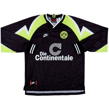 1995-96 Borussia Dortmund Away L/S Shirt - 8/10 - (XL)