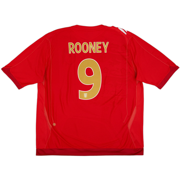 2006-08 England Away Shirt Rooney #9 - 7/10 - (3XL)