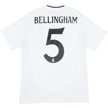 2024-25 Real Madrid Home Shirt Bellingham #5 - 9/10 - (M)
