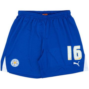 2012-13 Leicester Alternate Home Shorts #16 - 8/10 - (L)