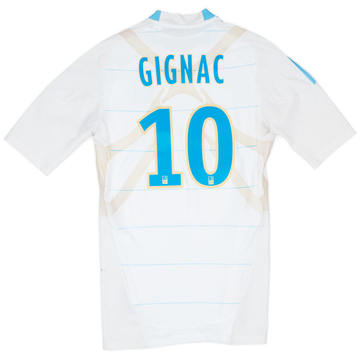 2010-11 Olympique Marseille Player Issue TechFit Home Shirt Gignac #10 - 6/10 - (L)