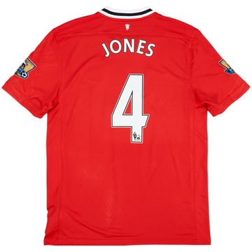 Camiseta de local del Manchester United 2011-12 Jones #4 - 8/10 - (L)